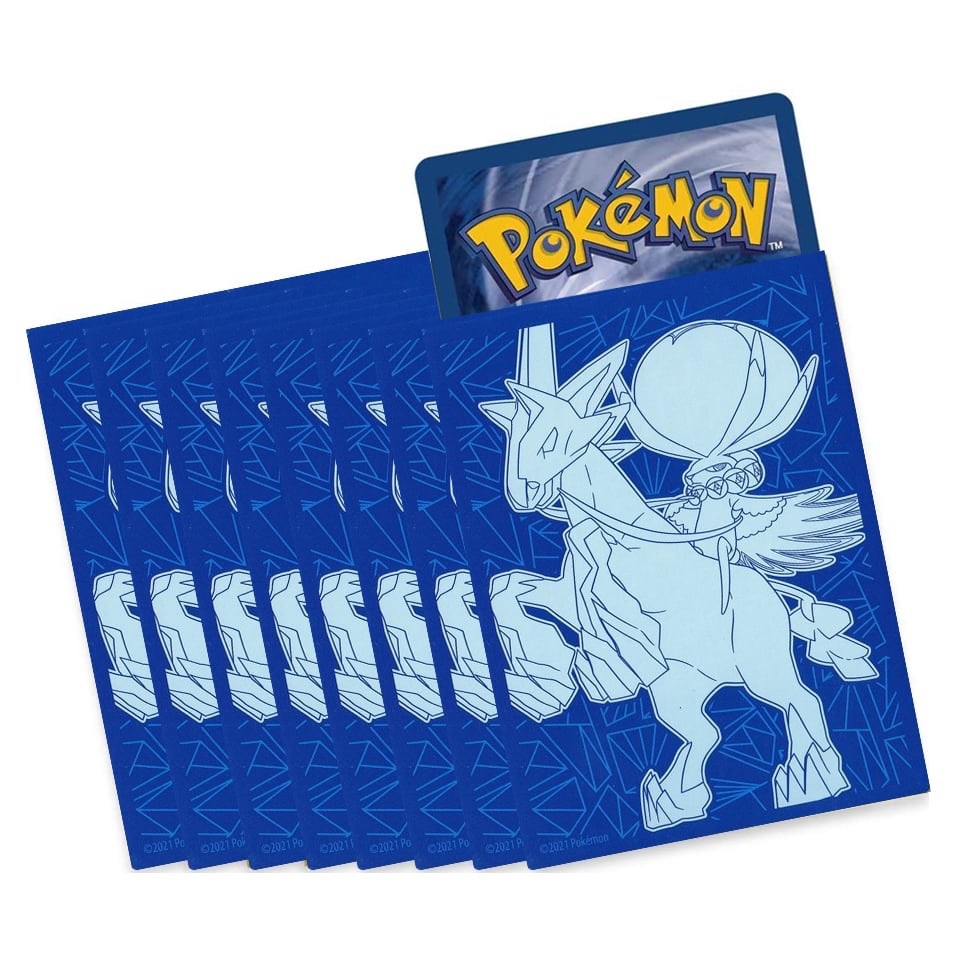 Pokemon TCG │ Chilling Reign ETB Ice Rider Calyrex Card Sleeves (65ct)