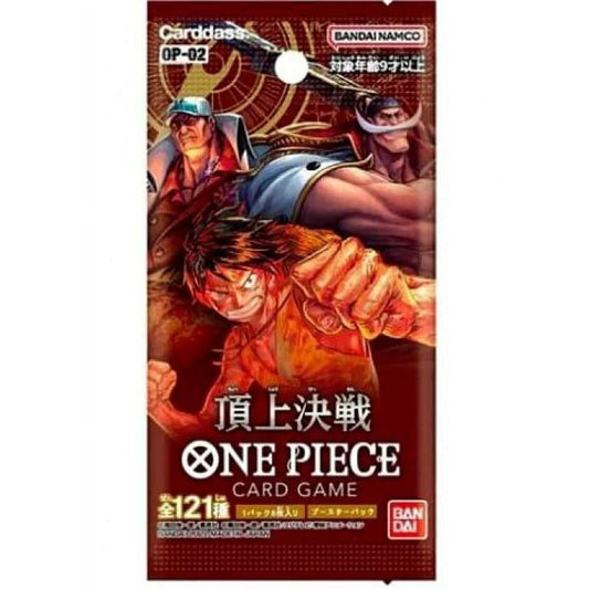 One Piece OP-02 Japanese Paramount War Booster Pack