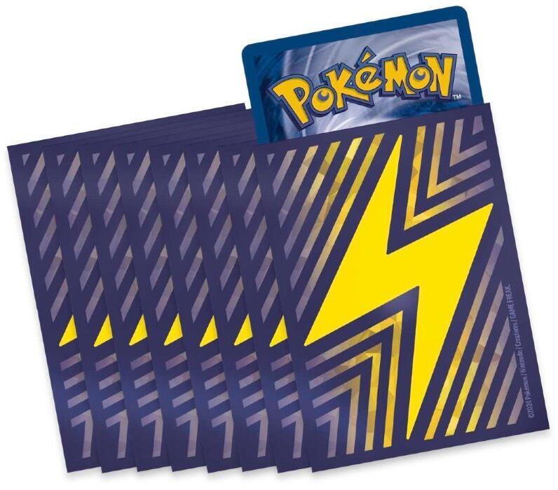 Pokemon TCG │ Surging Sparks ETB Lightning Bolt Card Sleeves (65ct)
