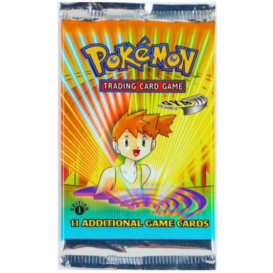 2000 1st Edition Gym Heroes Booster Pack *BOX FRESH* (Vintage)