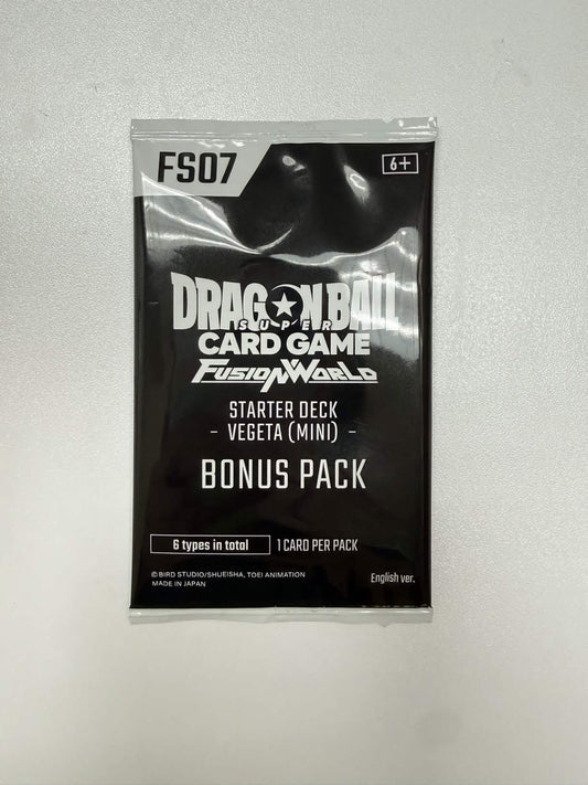 Dragon Ball Super Card Game Fusion World FS07 Bonus Pack – 1 Card (Sealed)
