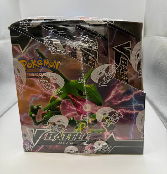 Pokémon TCG │ Battle Decks: Rayquaza V & Noivern V Display CASE (8 Decks)