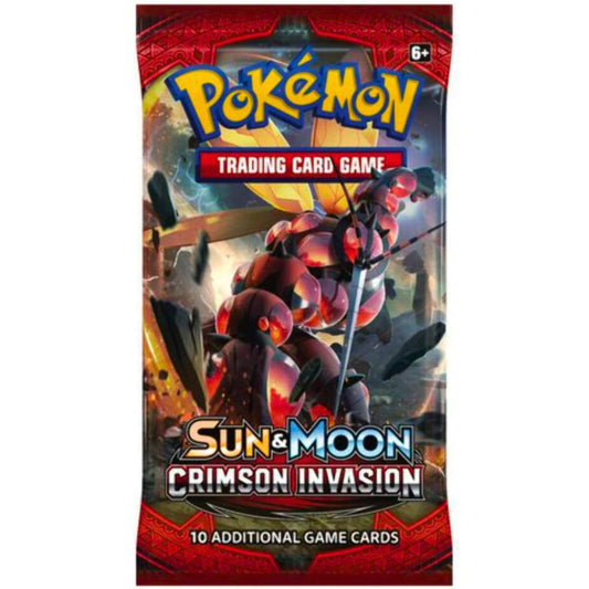 Sun and Moon Crimson Invasion Booster Pack