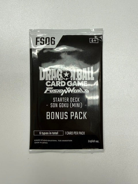 Dragon Ball Super Card Game Fusion World FS06 Bonus Pack – 1 Card (Sealed)