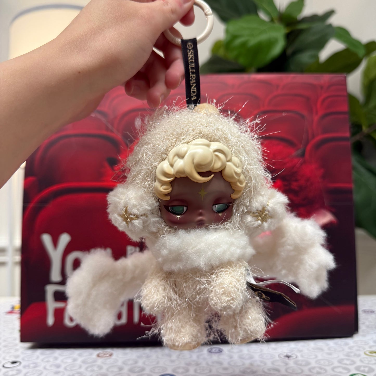 Authentic SkullPanda "YOU FOUND ME!" Plush Keychain