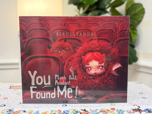 Authentic SkullPanda "YOU FOUND ME!" Plush Keychain
