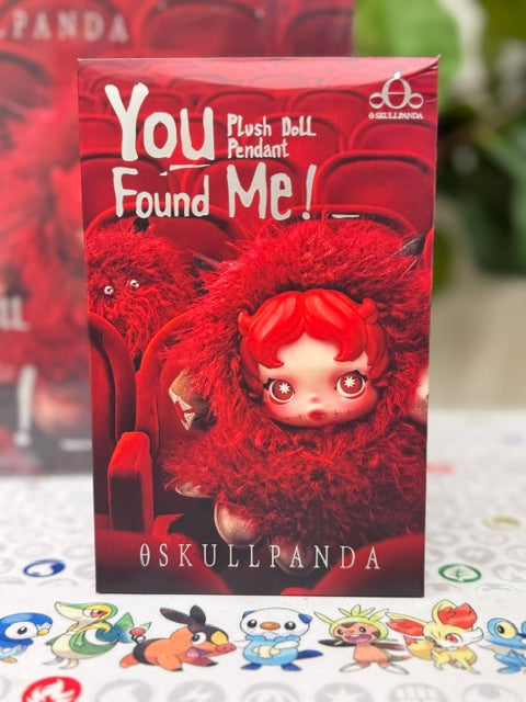 Authentic SkullPanda "YOU FOUND ME!" Plush Keychain
