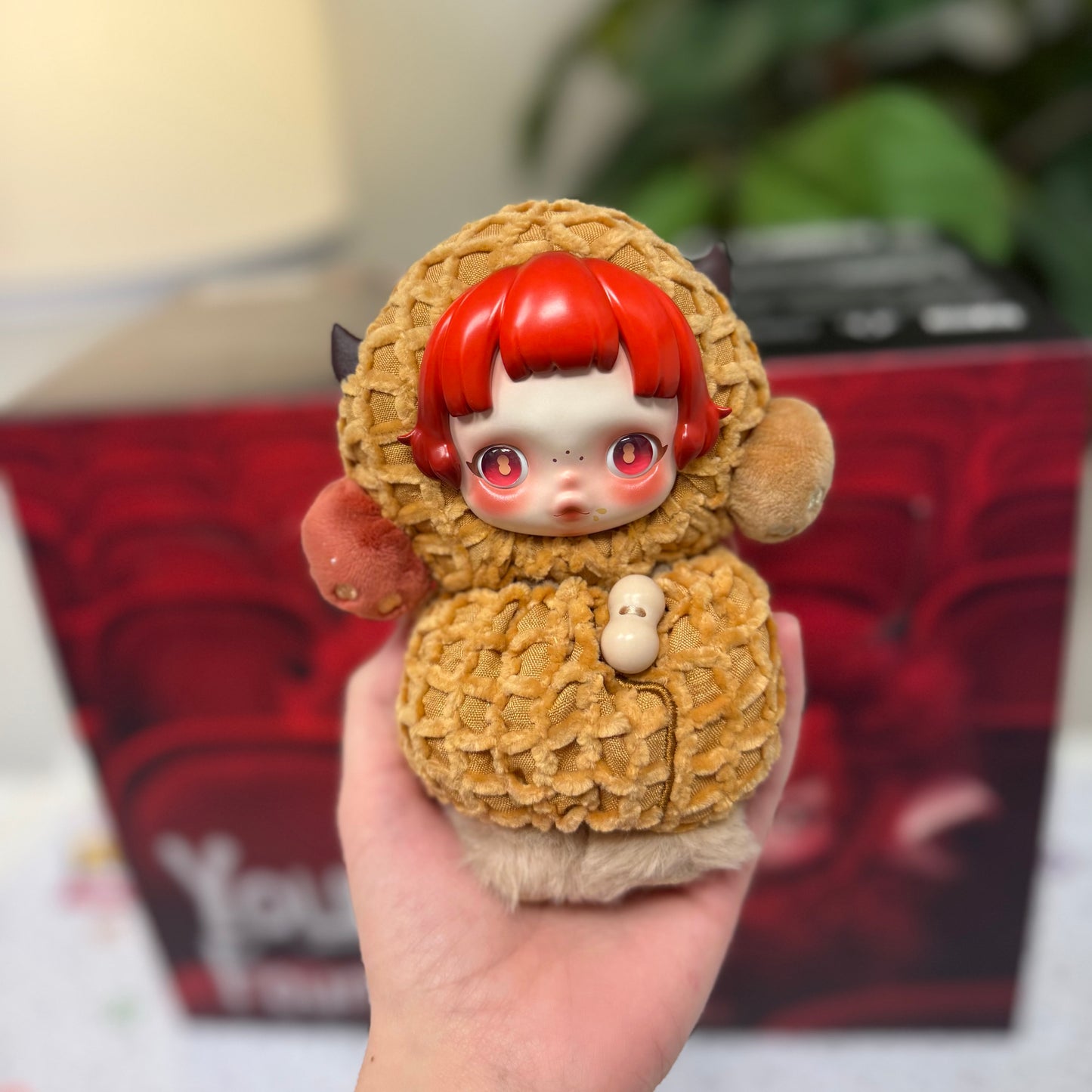 Authentic SkullPanda "YOU FOUND ME!" Plush Keychain