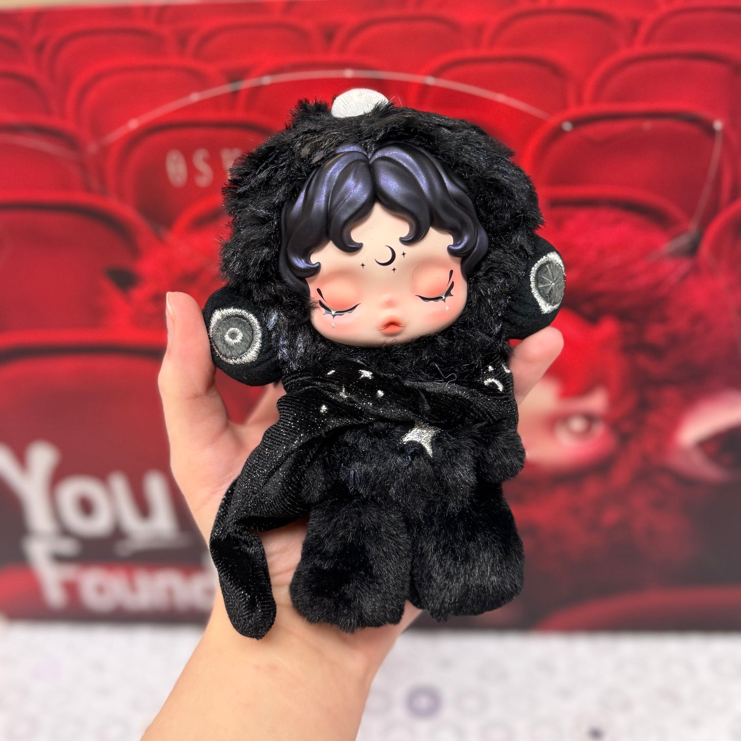 Authentic SkullPanda "YOU FOUND ME!" Plush Keychain