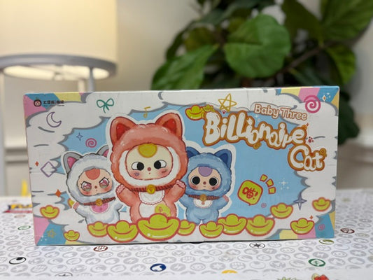 Authentic "Billionaire Cat" Baby Three Plush Keychain Blind Box!