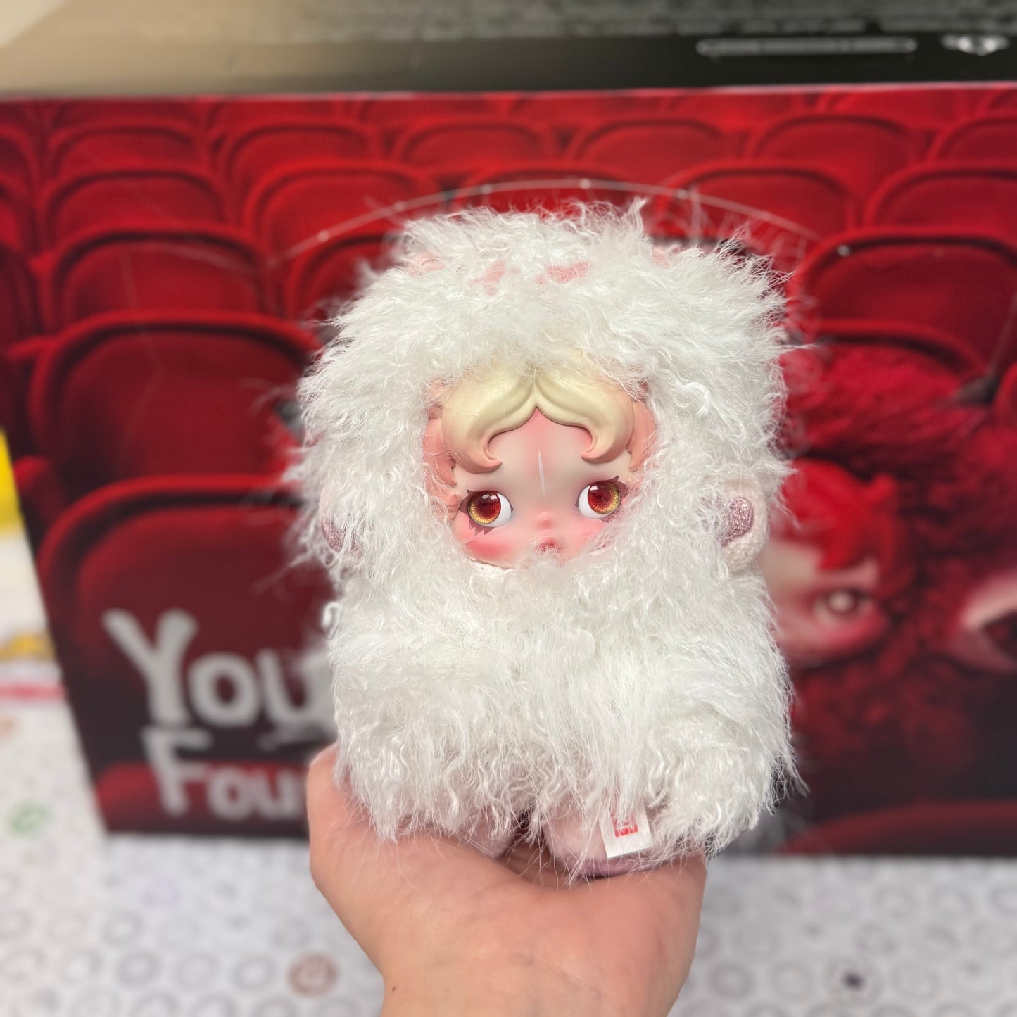 Authentic SkullPanda "YOU FOUND ME!" Plush Keychain