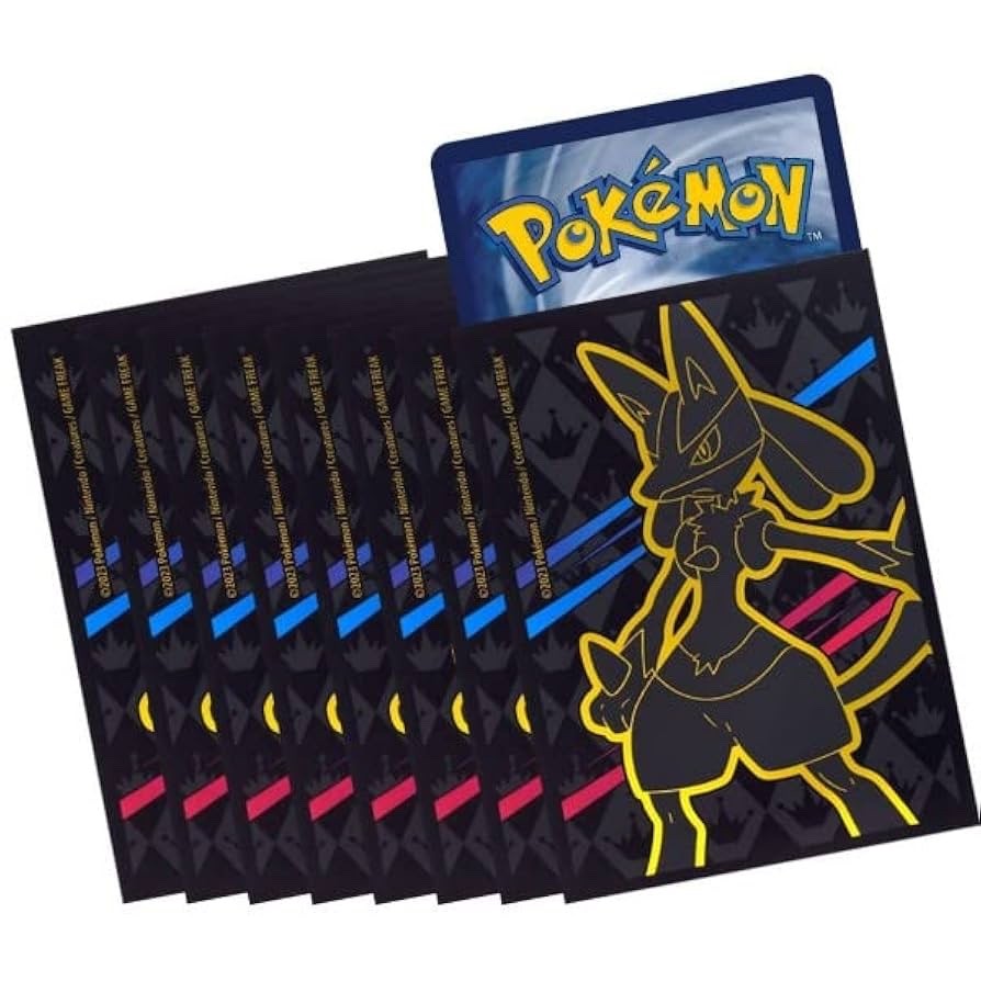 Pokemon TCG │ Crown Zenith Lucario Card Sleeves (65ct)