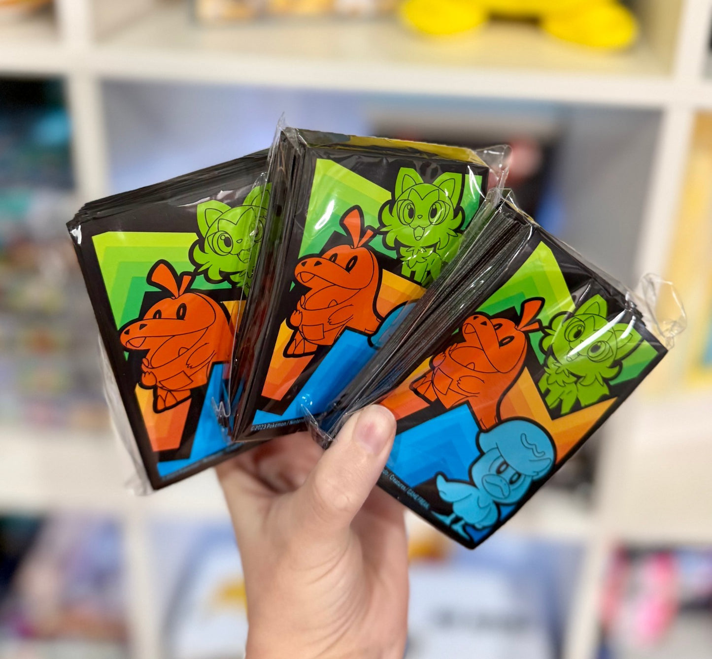 Pokemon TCG │ Paldea Evolved ETB Starters Card Sleeves (65ct)