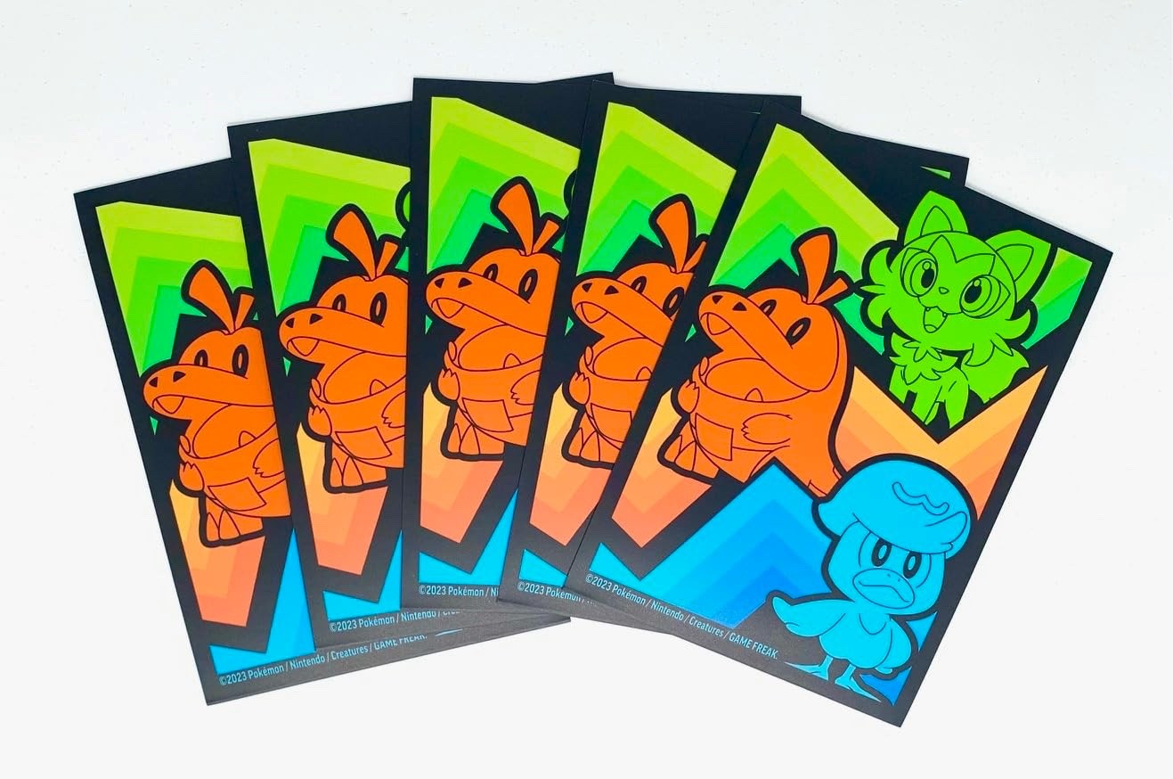 Pokemon TCG │ Paldea Evolved ETB Starters Card Sleeves (65ct)